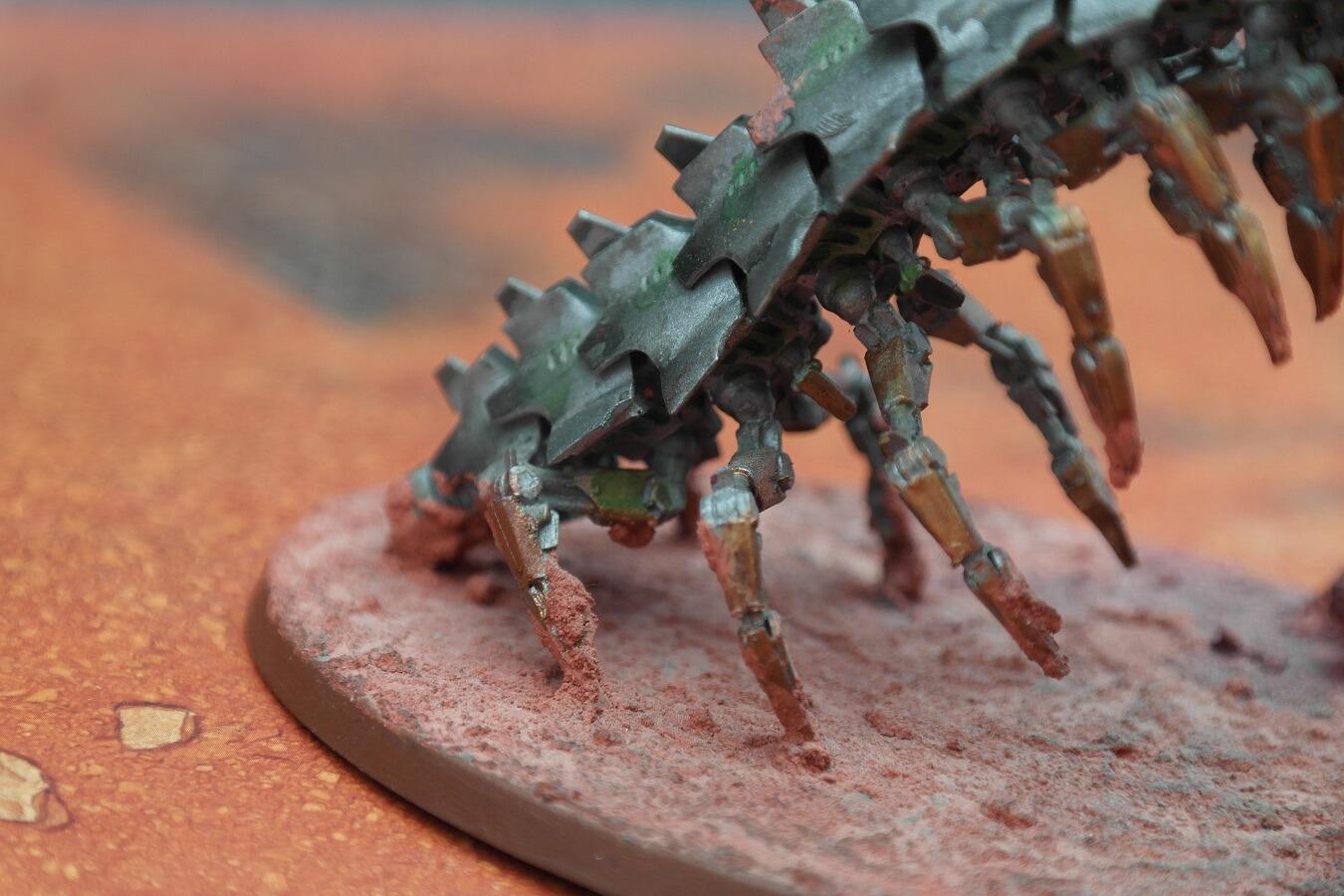 Pre-loved Necron Tomb Sentinel showcase model