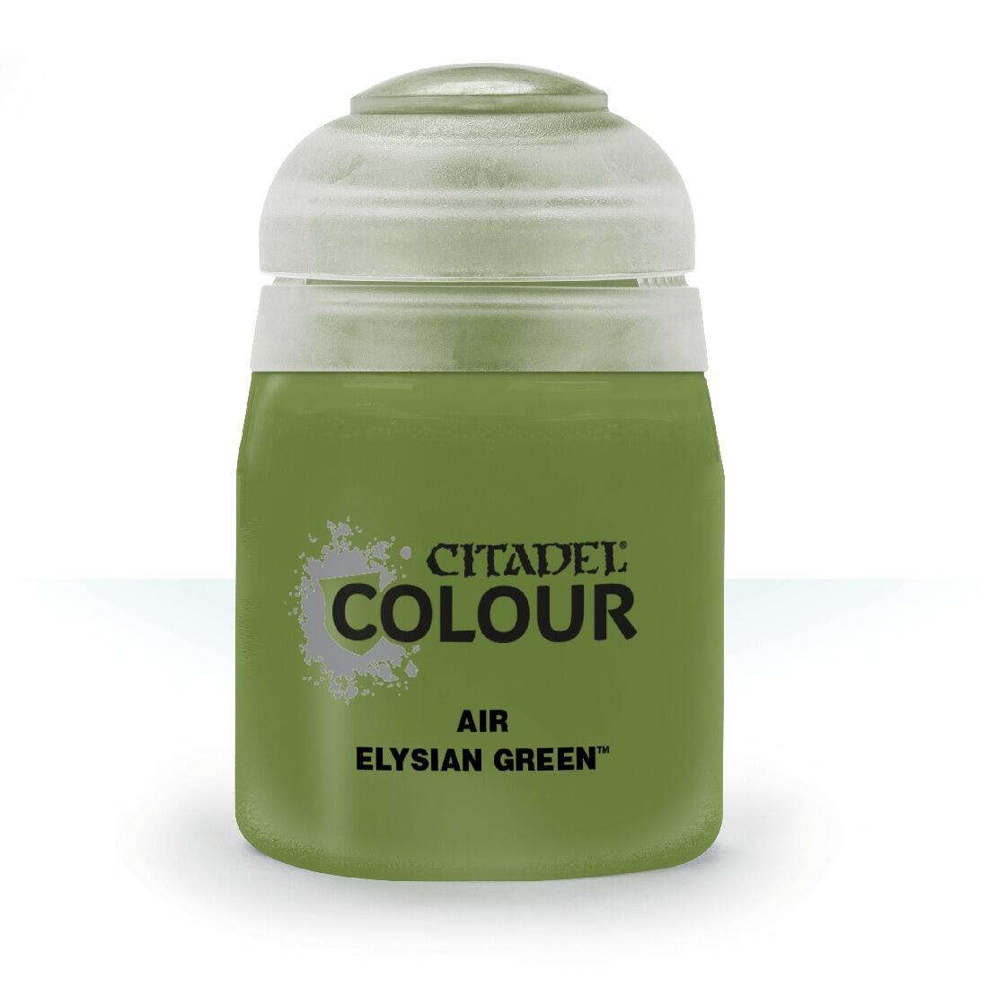 Citadel Paints Elysian Green, Formulated to work with your airbrush