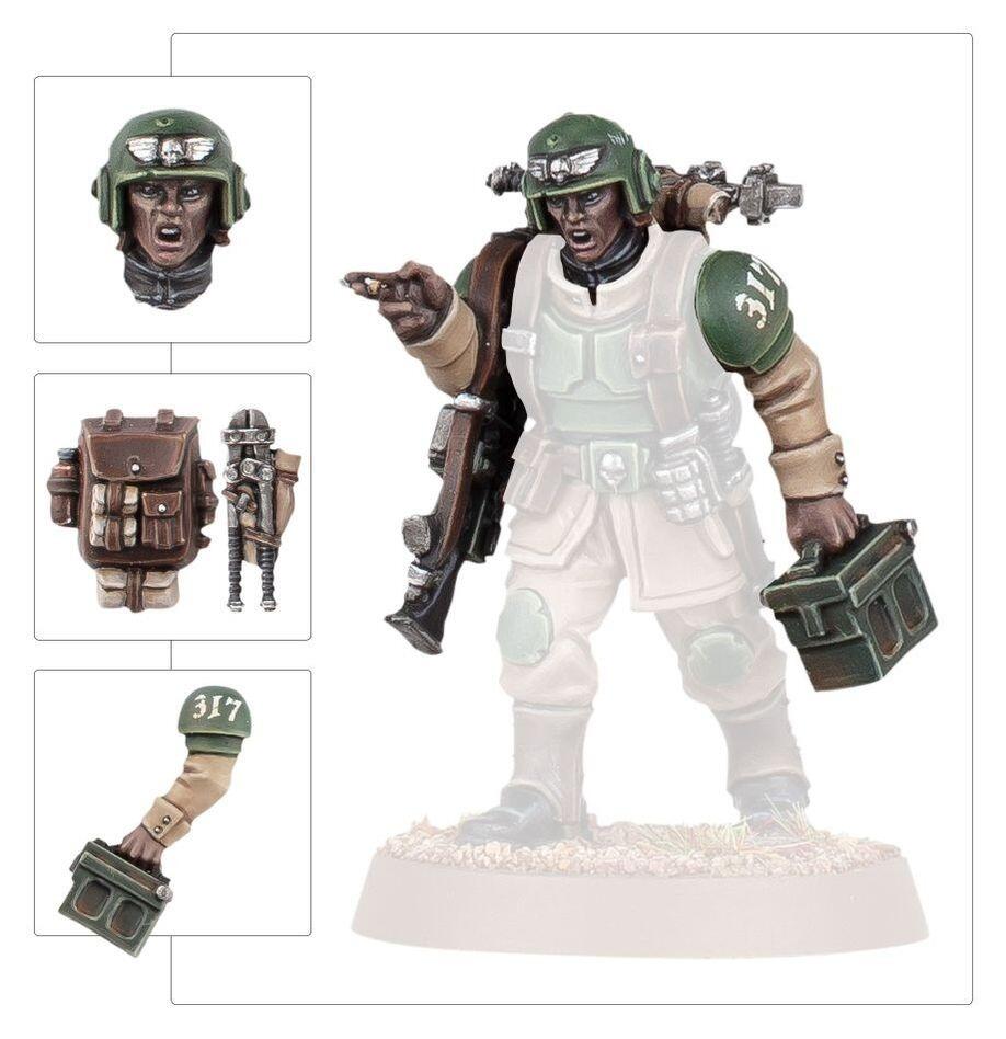 Games Workshop Astra Militarum Upgrades – Available at Warmodels.co.uk