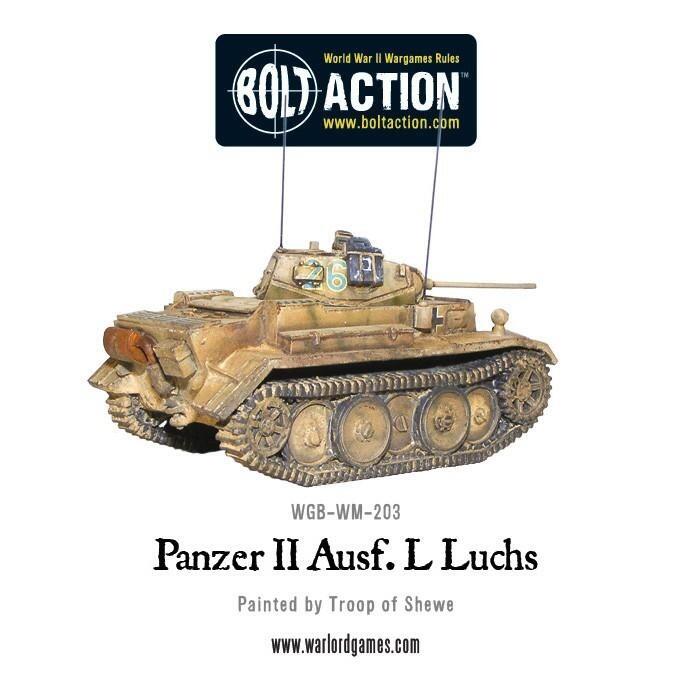 Warlord Games German light tank kit with crew