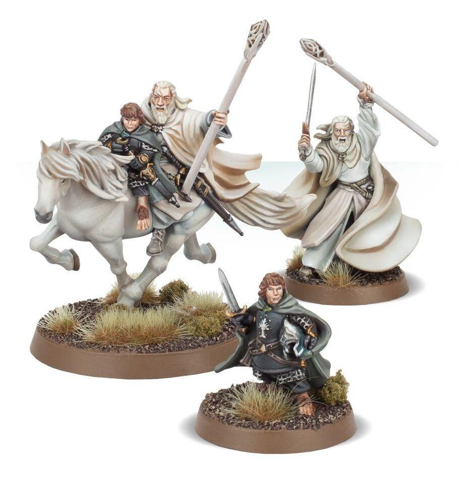 Gandalf the White mounted on Shadowfax