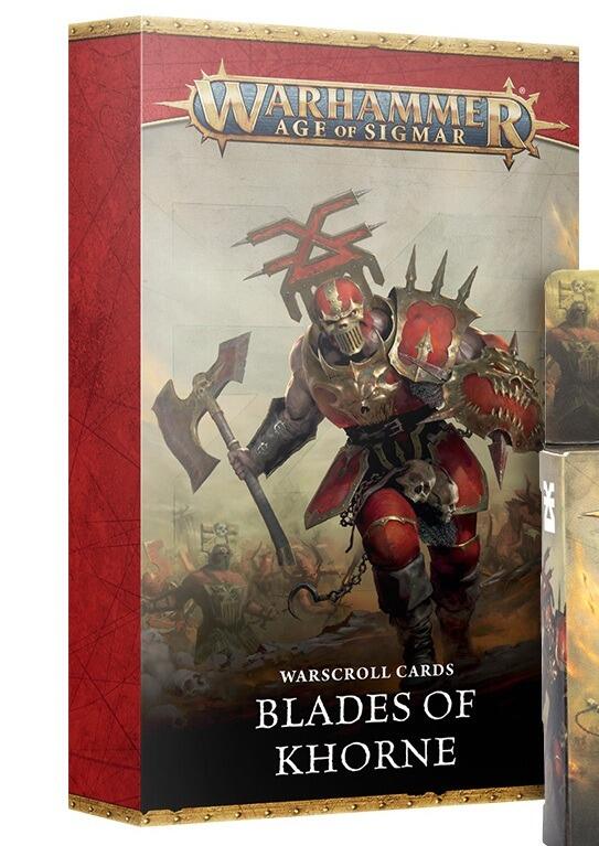 blades of khorne warscroll cards box set