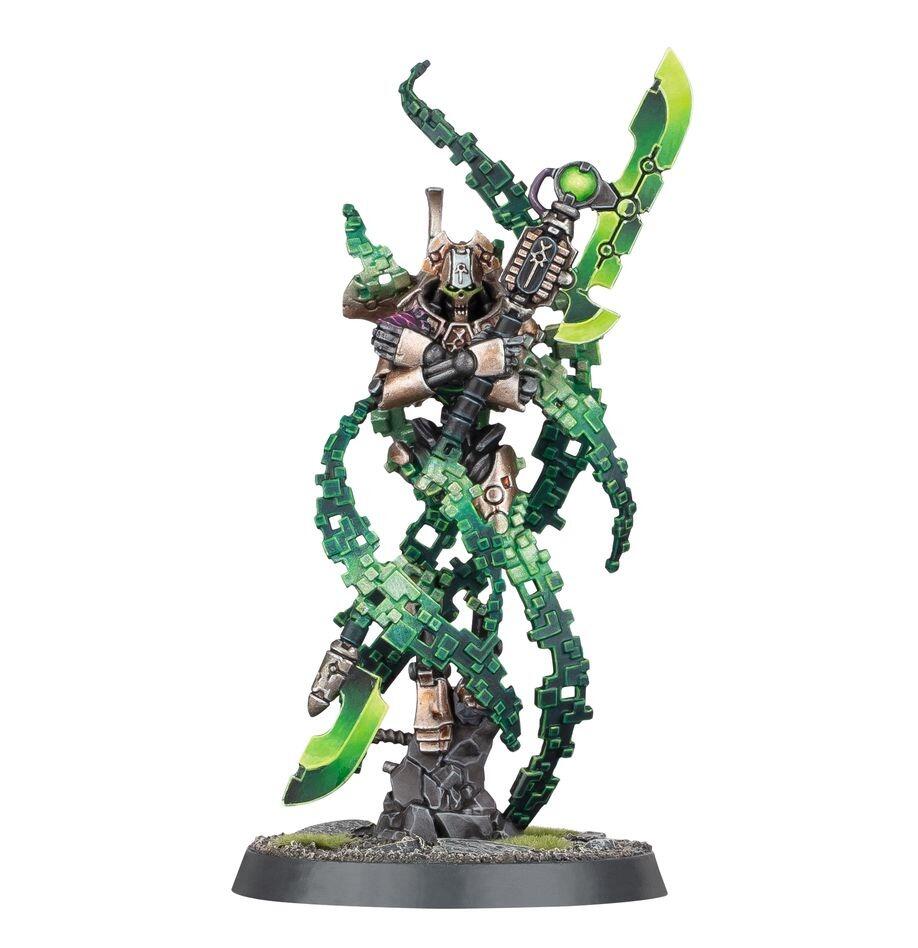 Overlord HQ model teleporting forward – Necrons
