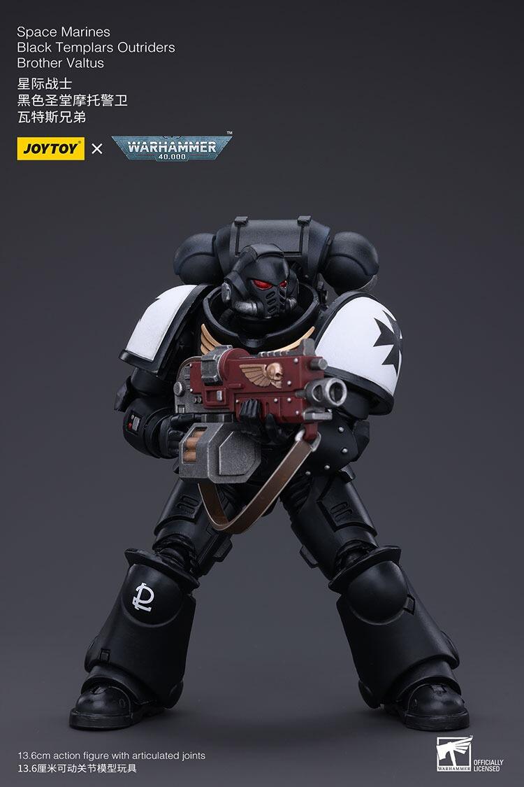 black templars joytoy rider front view