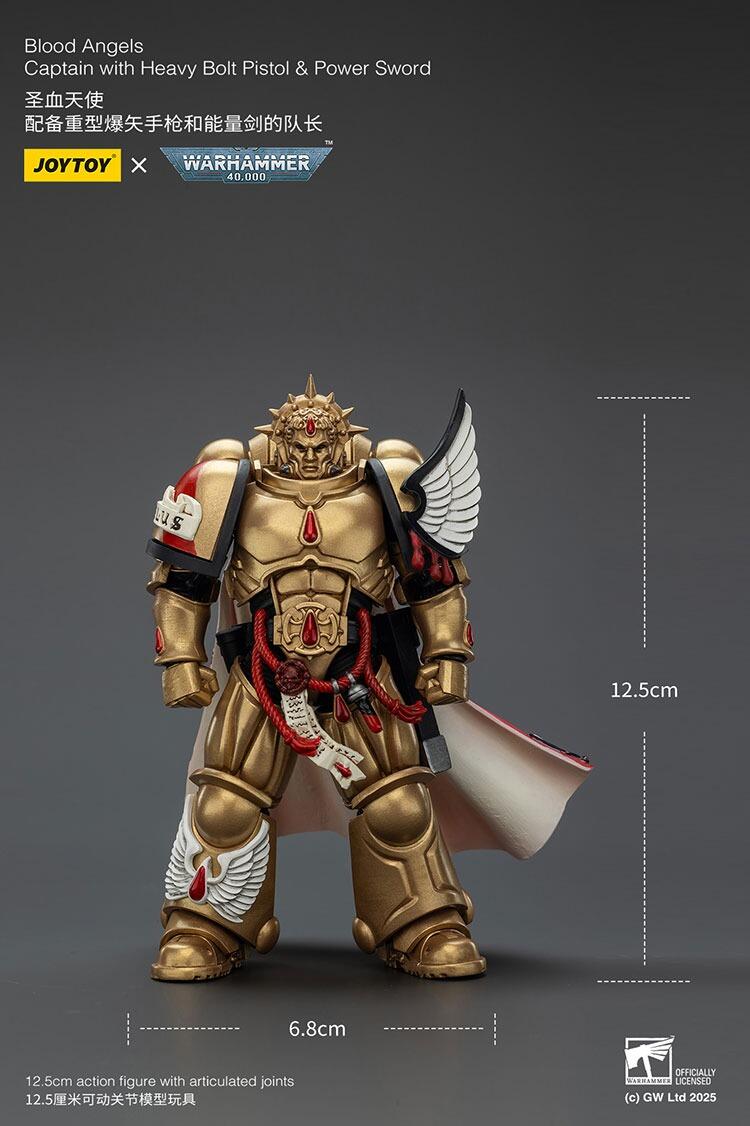 warhammer 40k blood angels captain figure