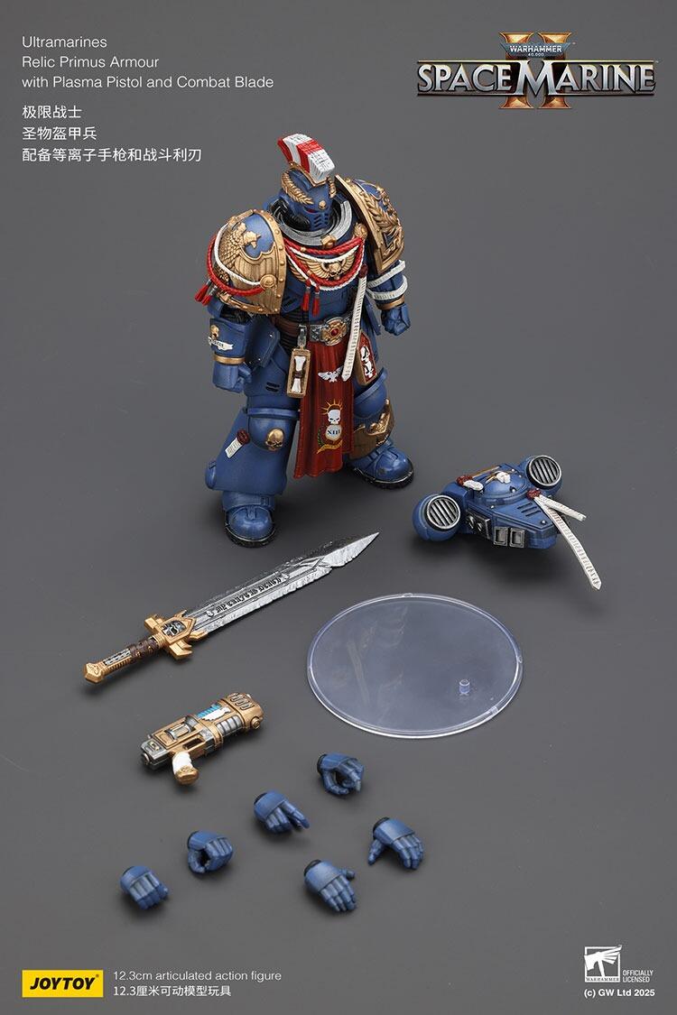 Figurine JoyToy – Ultramarines Librarian In Terminator Armour 1/18 – Warhammer 40k – Neuf