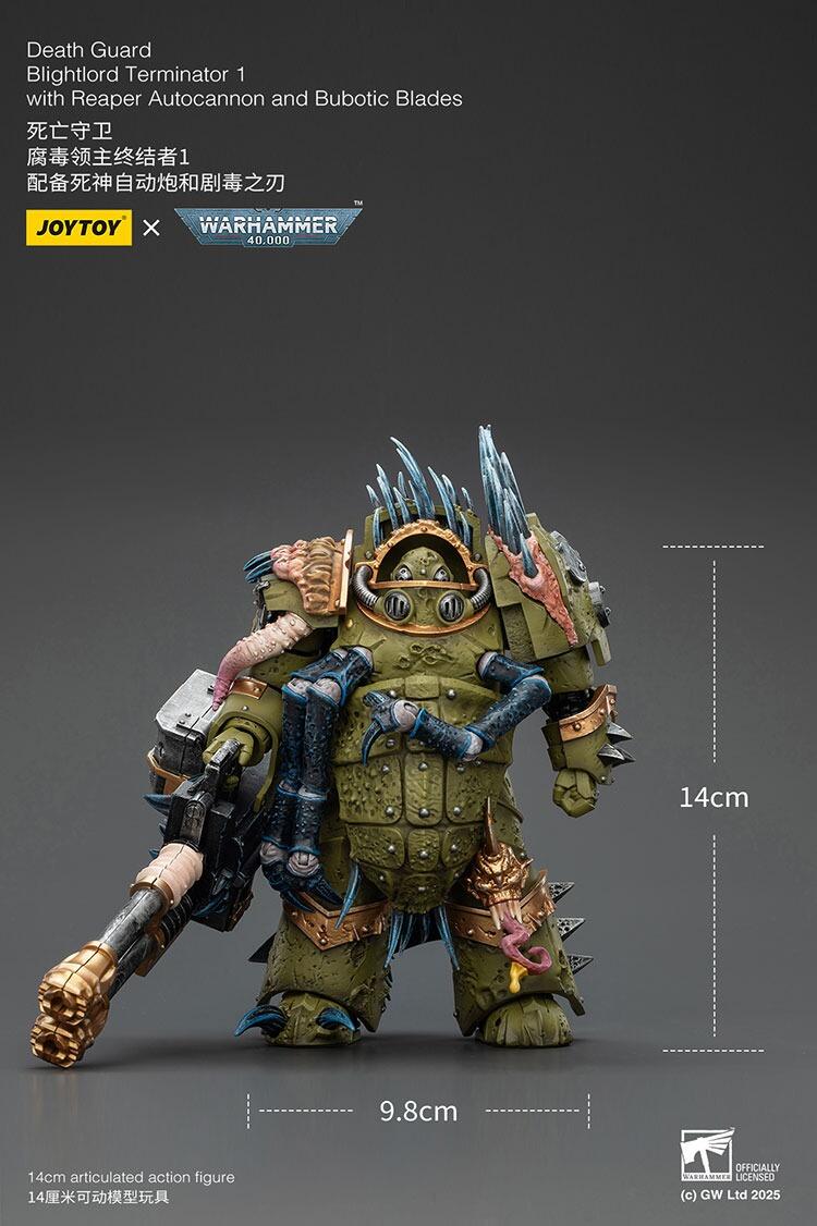 JoyToy Death Guard figures posed on terrain