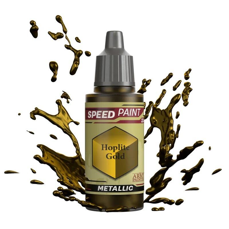 Speedpaint: Hoplite Gold front view