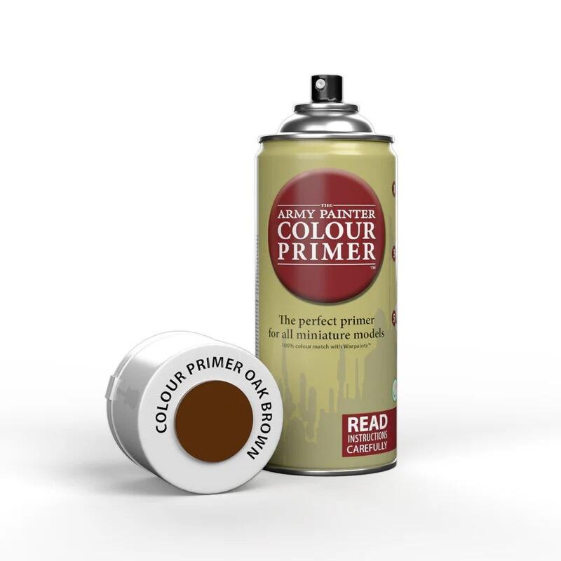 Army Painter Colour Primer Oak Brown spray can