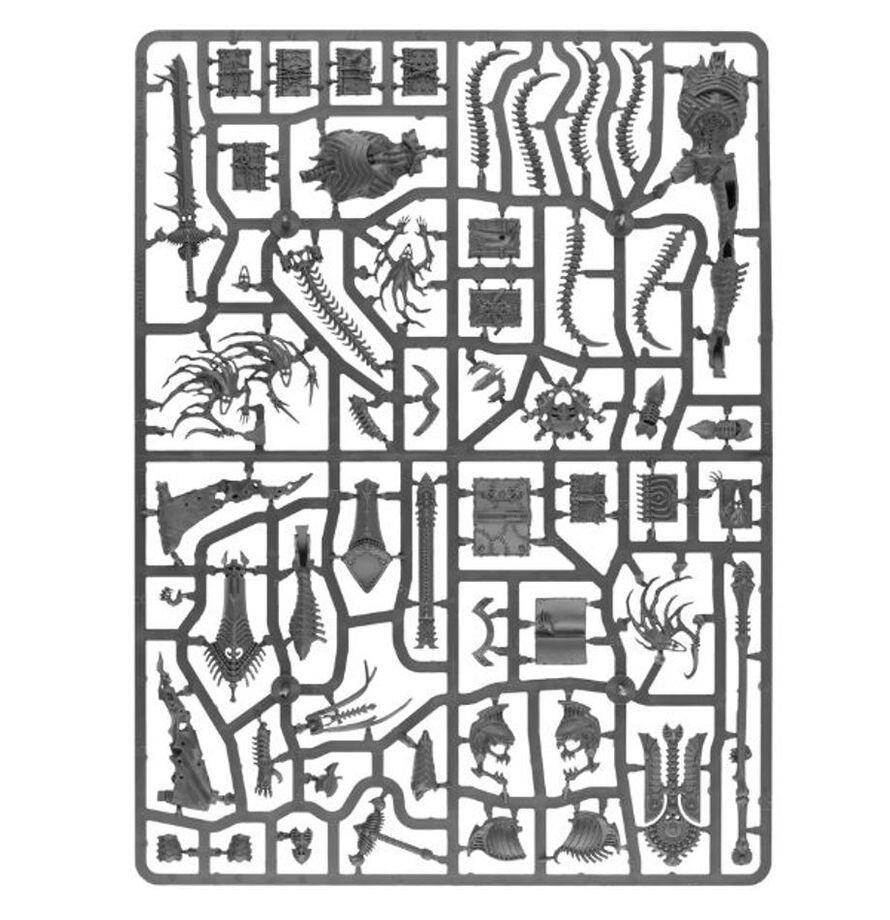 Nagash model sprues detail