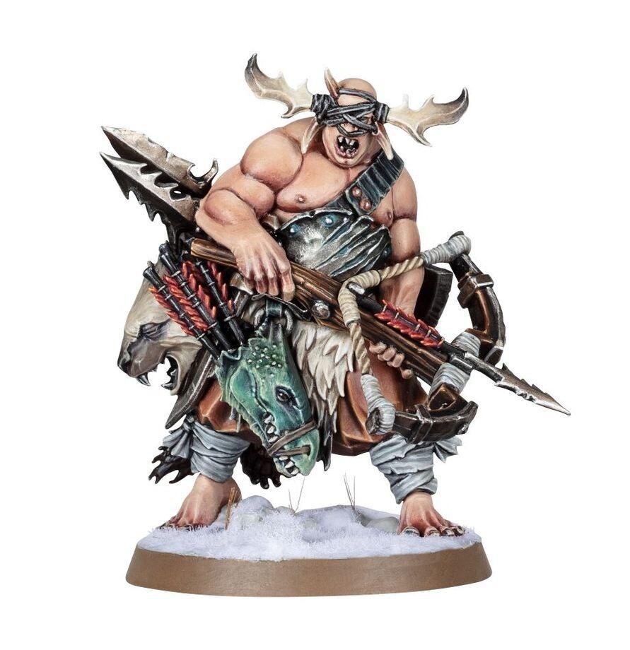 Bloodpelt Hunter miniature assembled