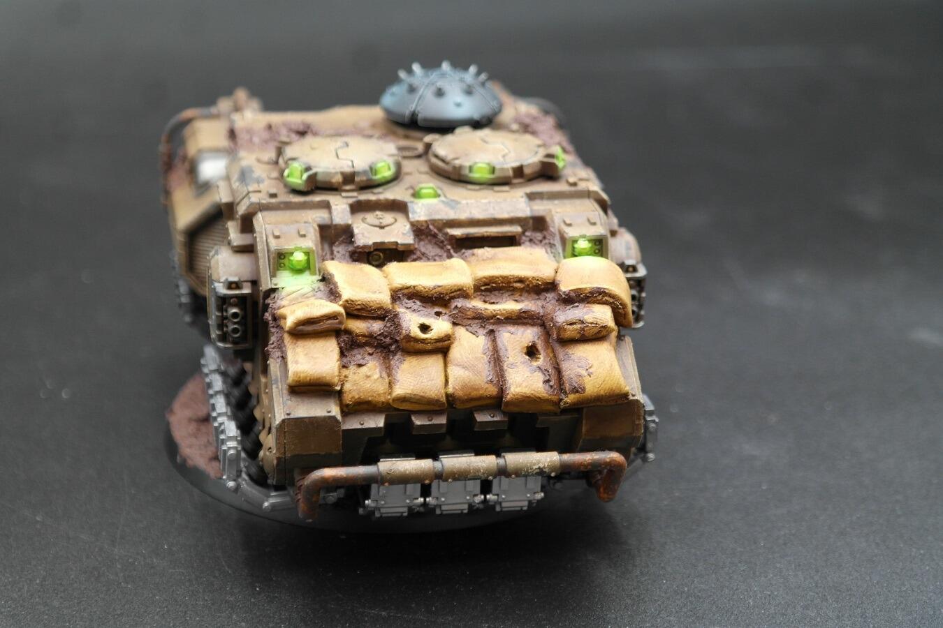 Figurine Warhammer 40K Primaris Impulsor – Space Marines Imperial Fists Peint Et Assemblé