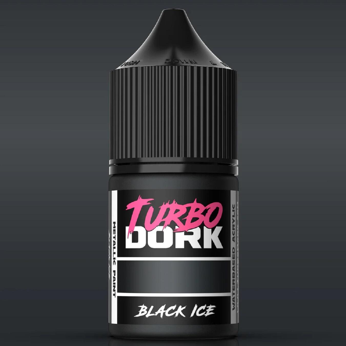 Turbo Dork Black Ice colour shift paint bottle front view