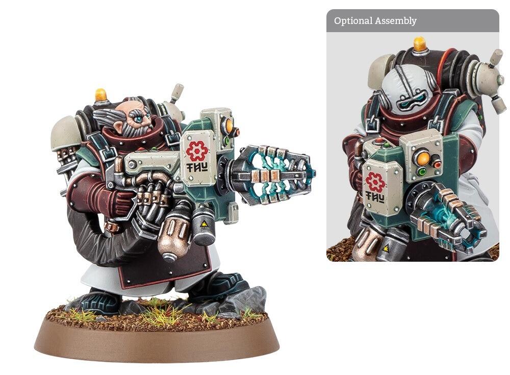 Arkanyst Evaluator with transmatter inverter – Leagues of Votann model