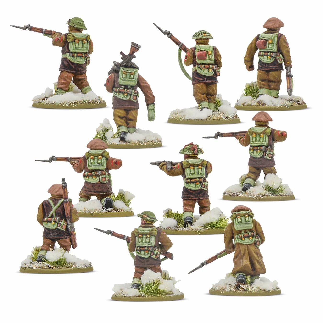 Bolt Action Crossing the Rhine winter infantry starter set