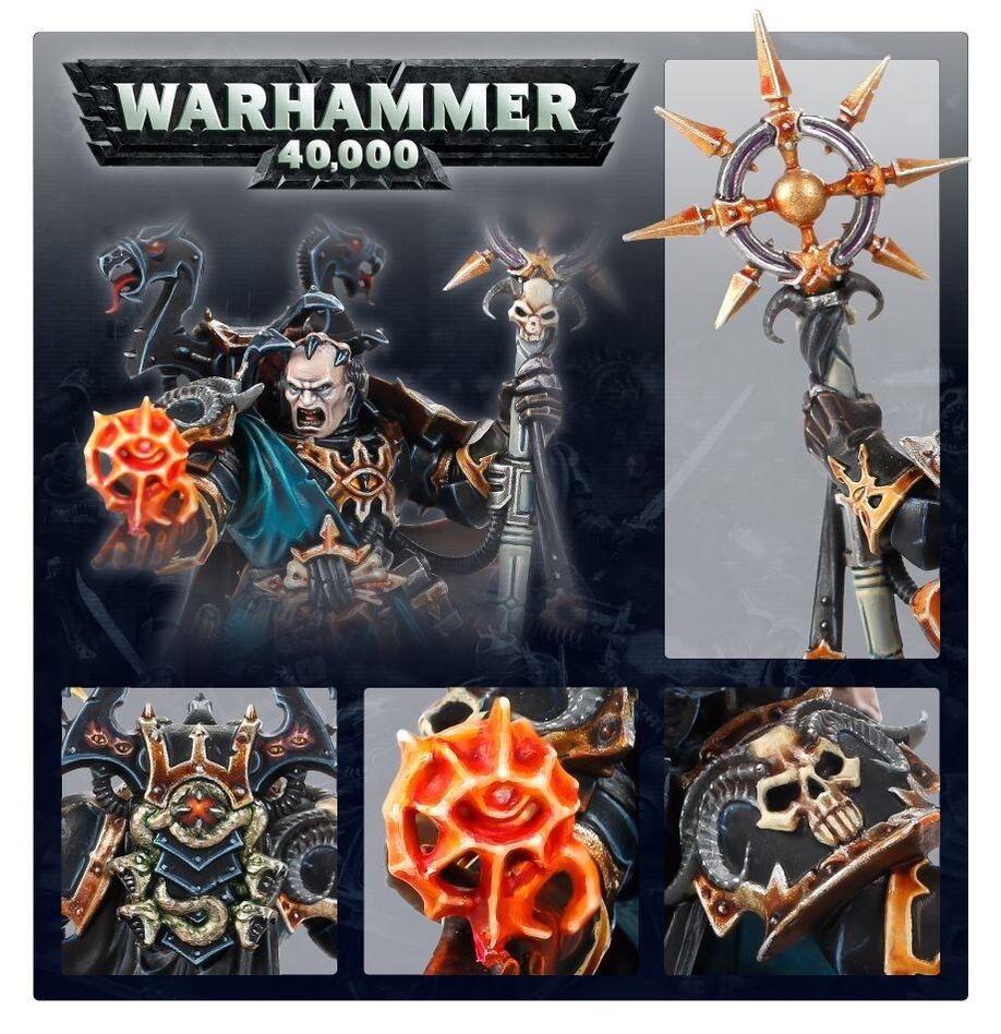 x1 Sorcier du Chaos Plastique Warhammer 40K | P-00K0I