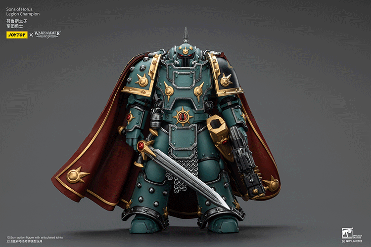 joytoy sons of horus action figure close-up