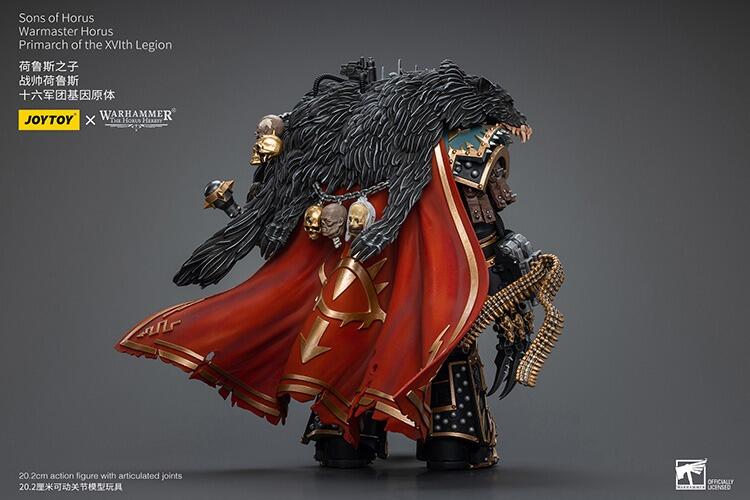 JOYTOY ウォーハンマー　WARMASTER HORUS ホルス　フィギュア JoyToy Warmaster Horus – Sons of Horus Primarch (1/18 Scale