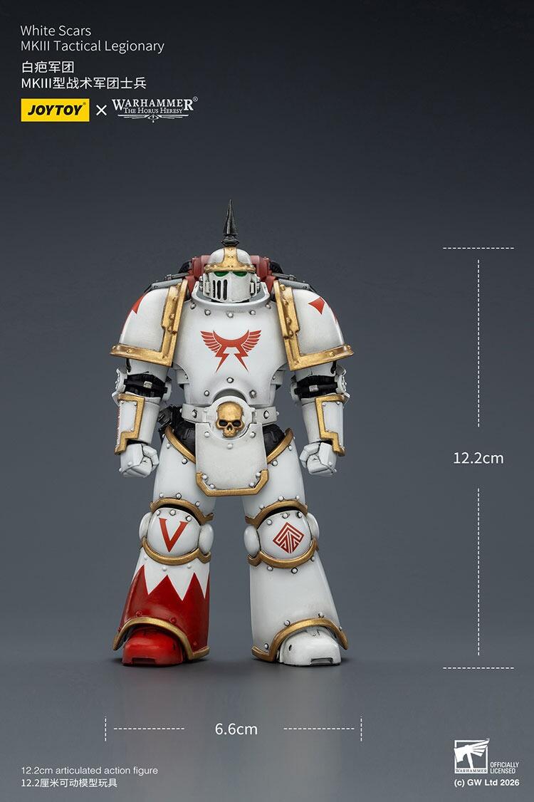 Bolter-armed White Scars marine posed for battle