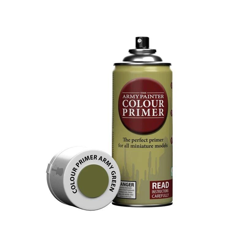 Army Painter Colour Primer Army Green spray can