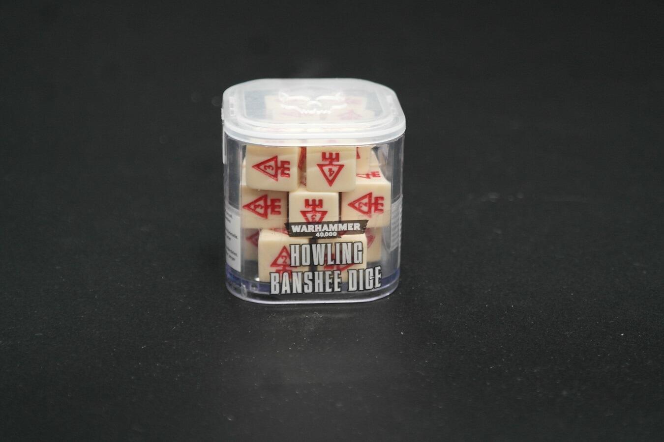 Pre-loved Howling Banshee dice set Warhammer 40k accessory