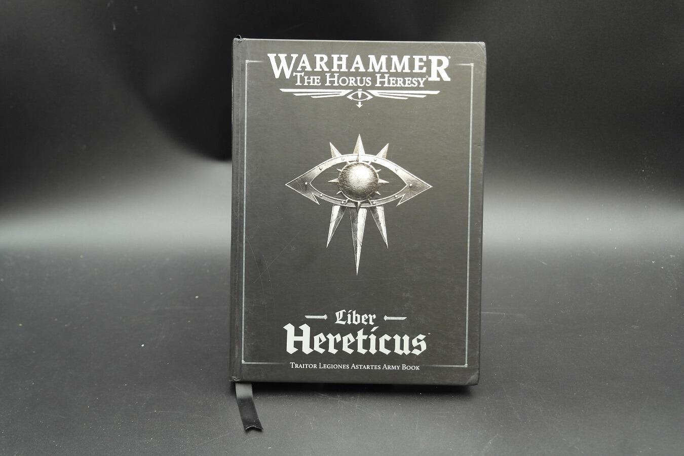 Pre-loved Liber Hereticus Horus Heresy 2nd Edition Warhammer 30k front cover