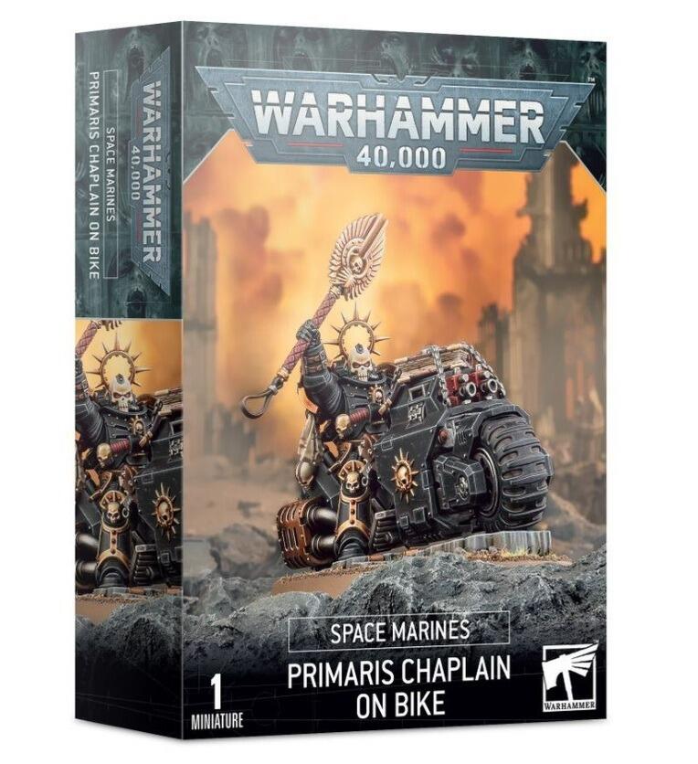 Space Marine Primaris Chaplain on Bike 1