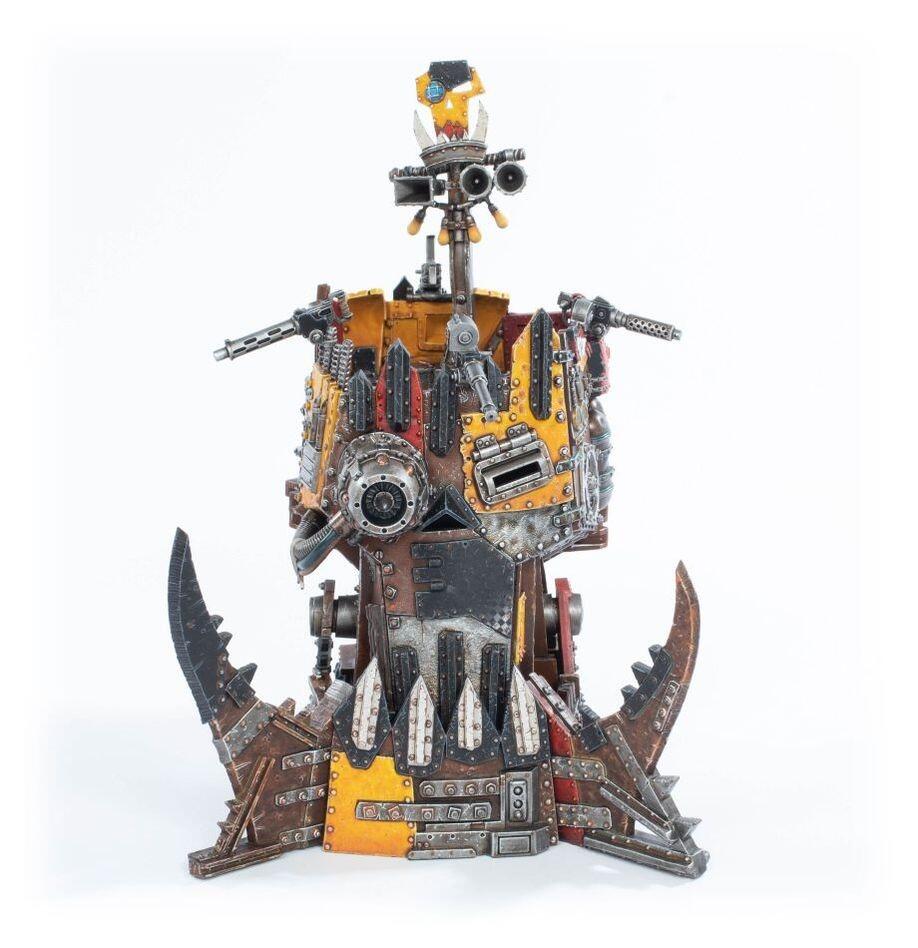 Ork fortification centrepiece – Big’ed Bossbunka