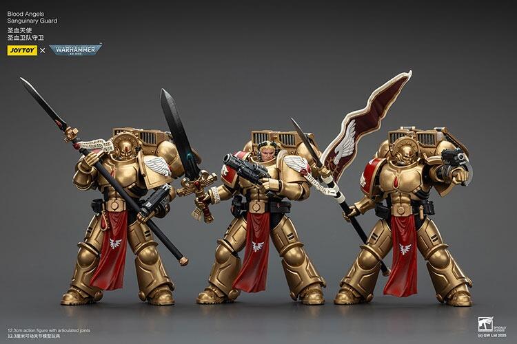 sanguinary guard action figures front view