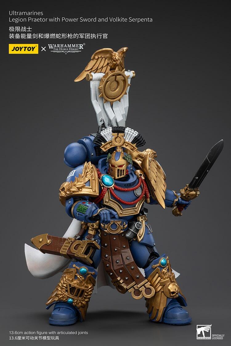 Side profile of Legion Praetor 1/18 scale figure