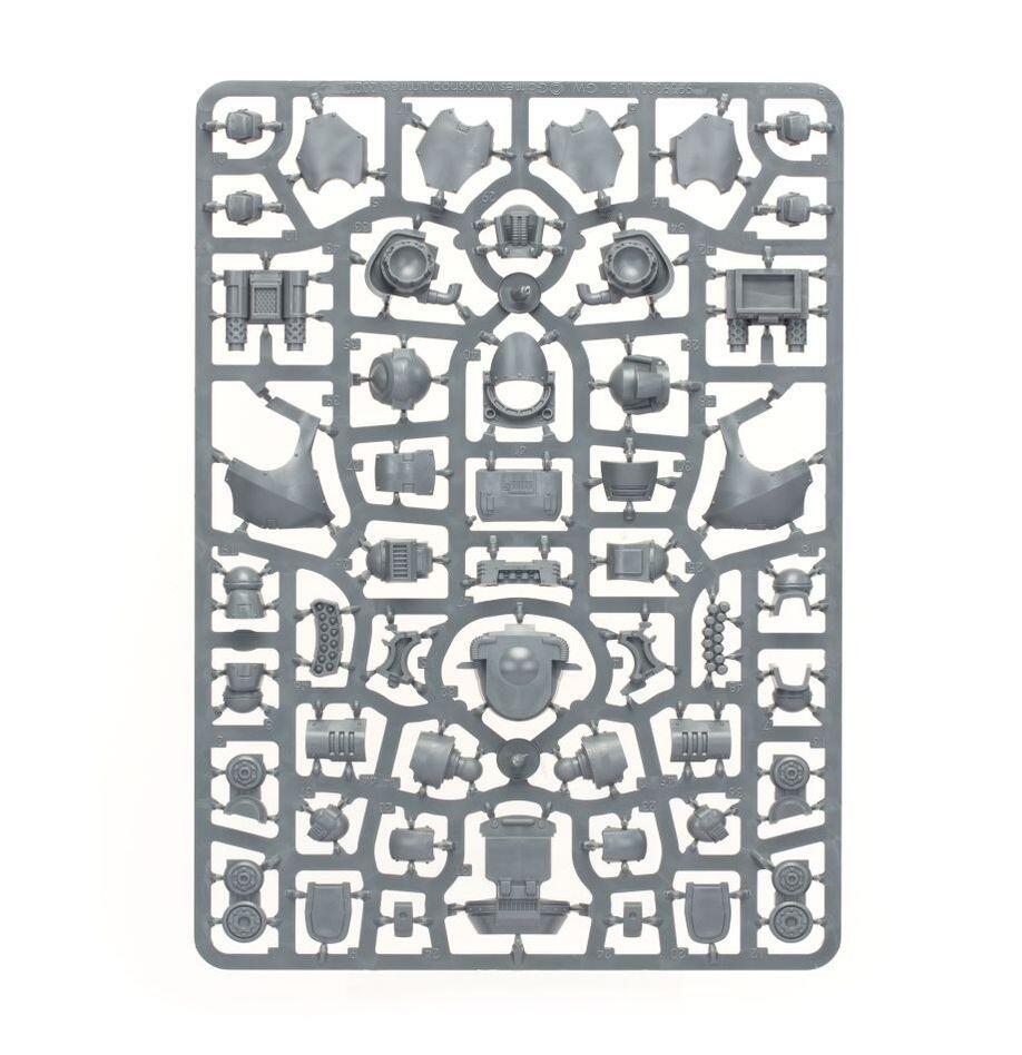 Sprues and components of the Contemptor kit 3