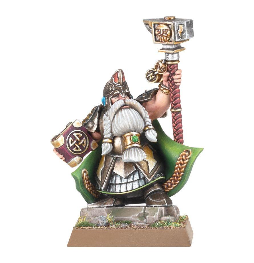 Dwarf Runesmith miniature assembled