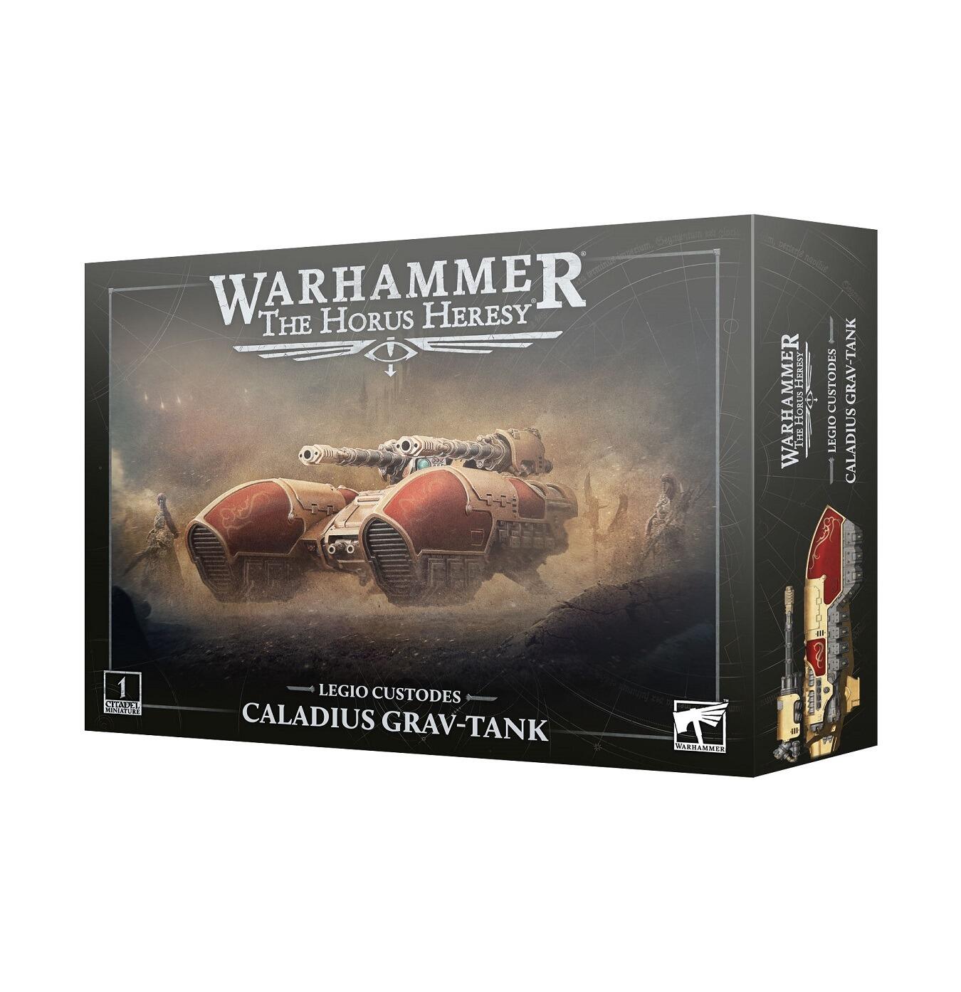 Caladius Grav-tank miniature assembled