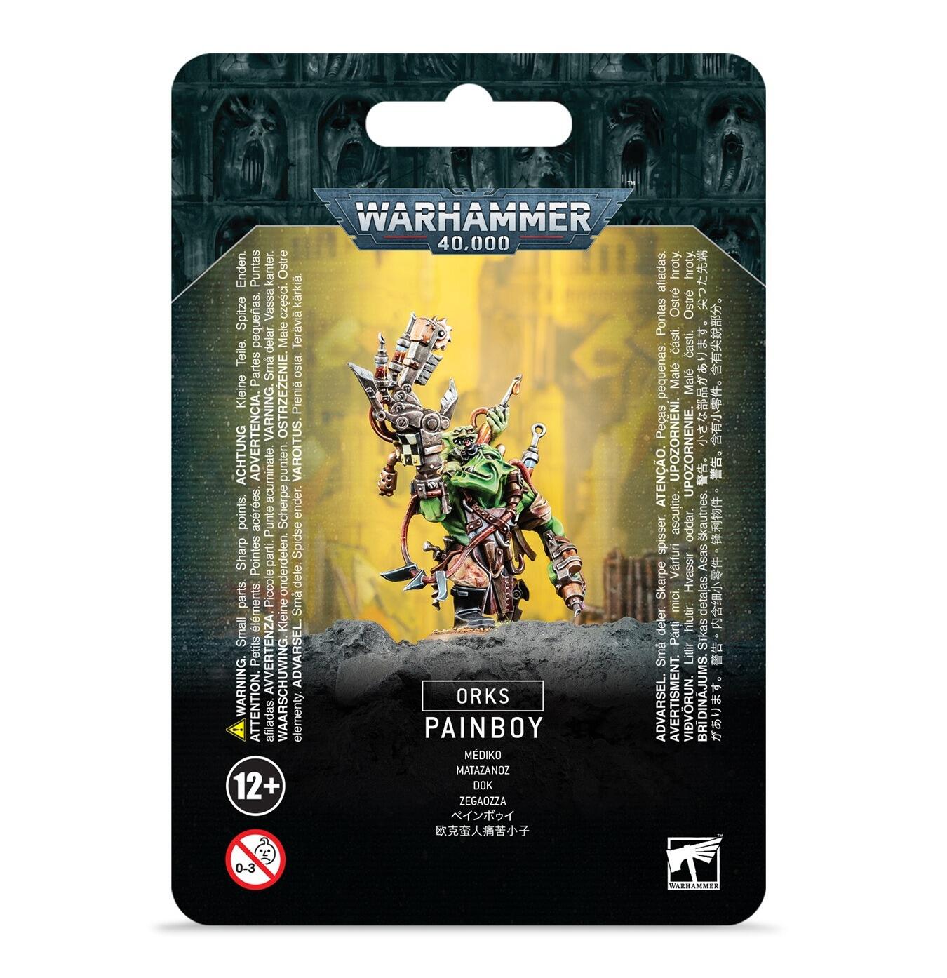 Ork Painboy miniature fully painted