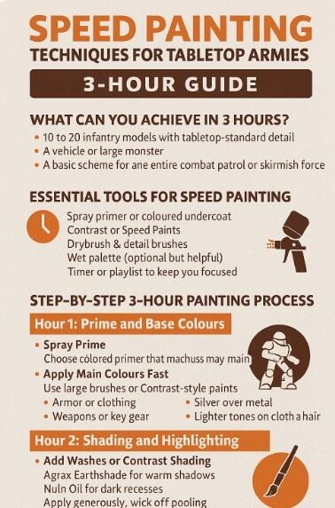 “Speed Painting Techniques for Tabletop Armies: 3-Hour Guide”