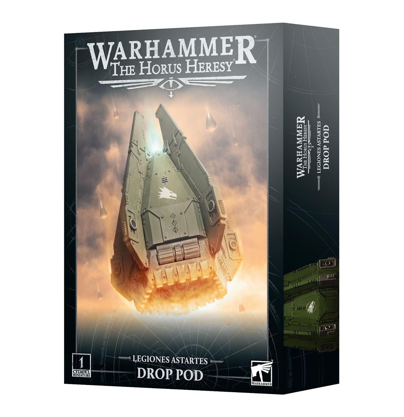Legiones Astartes Drop Pod plastic kit with open doors – Warmodels 30k
