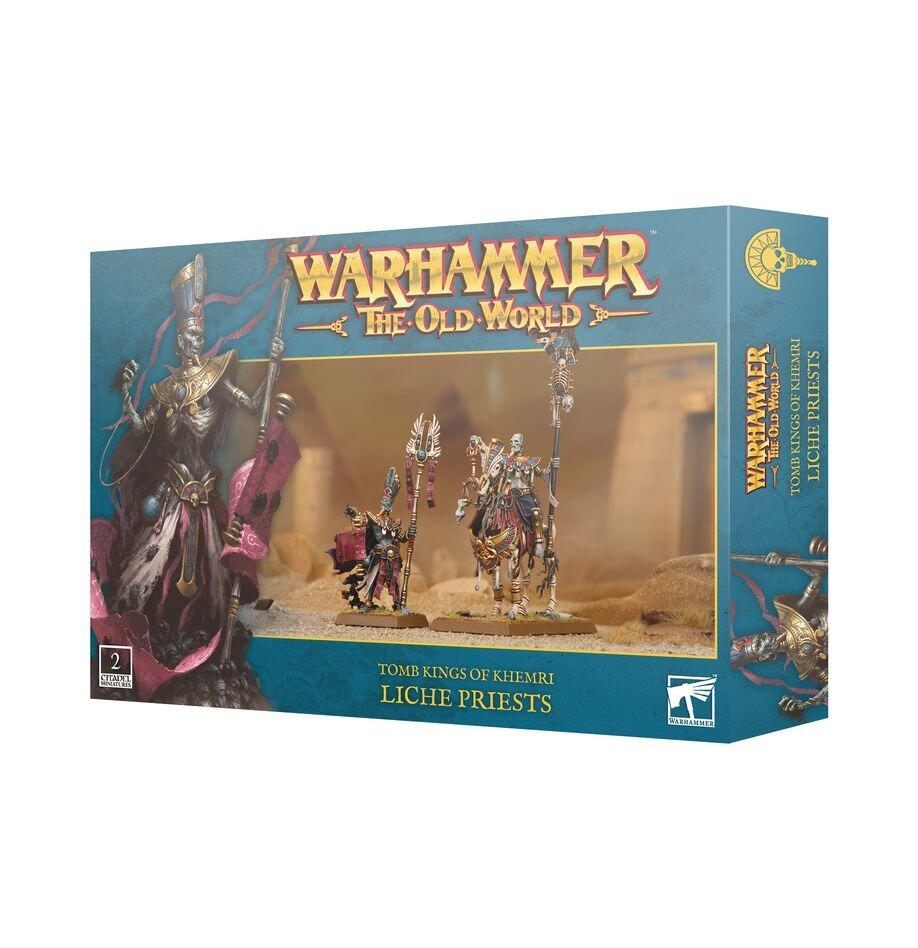 Liche Priests kit – includes interchangeable options and staff toppers