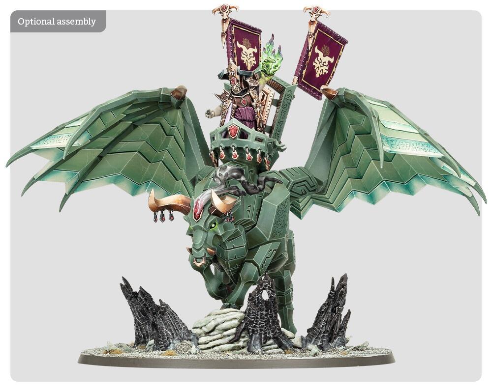 Helsmiths of Hashut hero kit – Urak Taar on Infernal Taurus