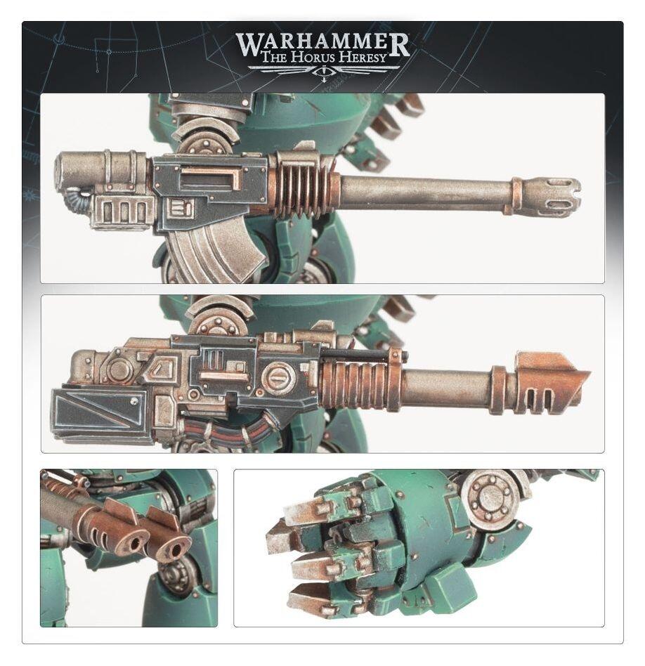 Close-up of dreadnought weapon mount options 5