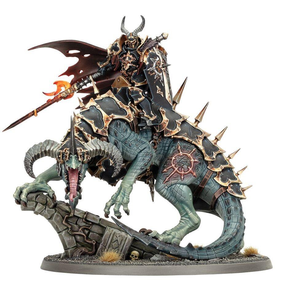 Abraxia mounted on Karkadrak front view