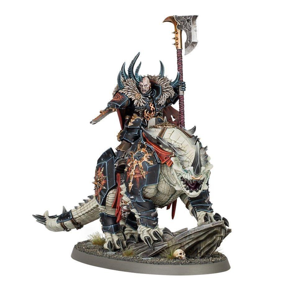Painted model in Slaves to Darkness colour scheme