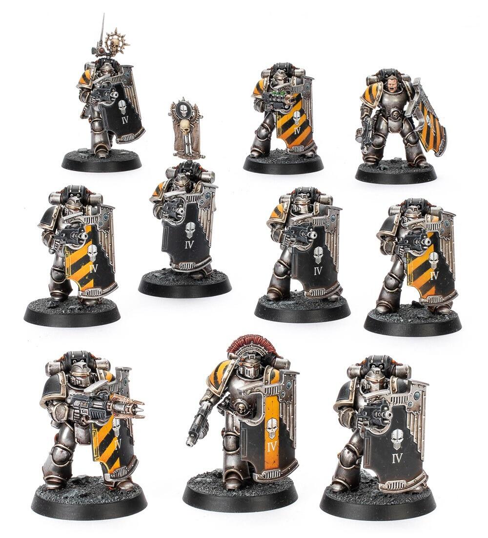 MkIII Breacher Squad miniatures assembled
