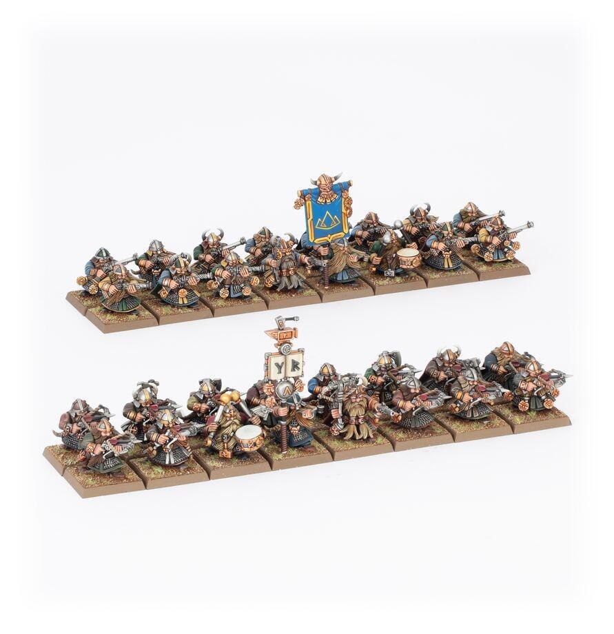 Dwarf Quarrellers miniatures assembled