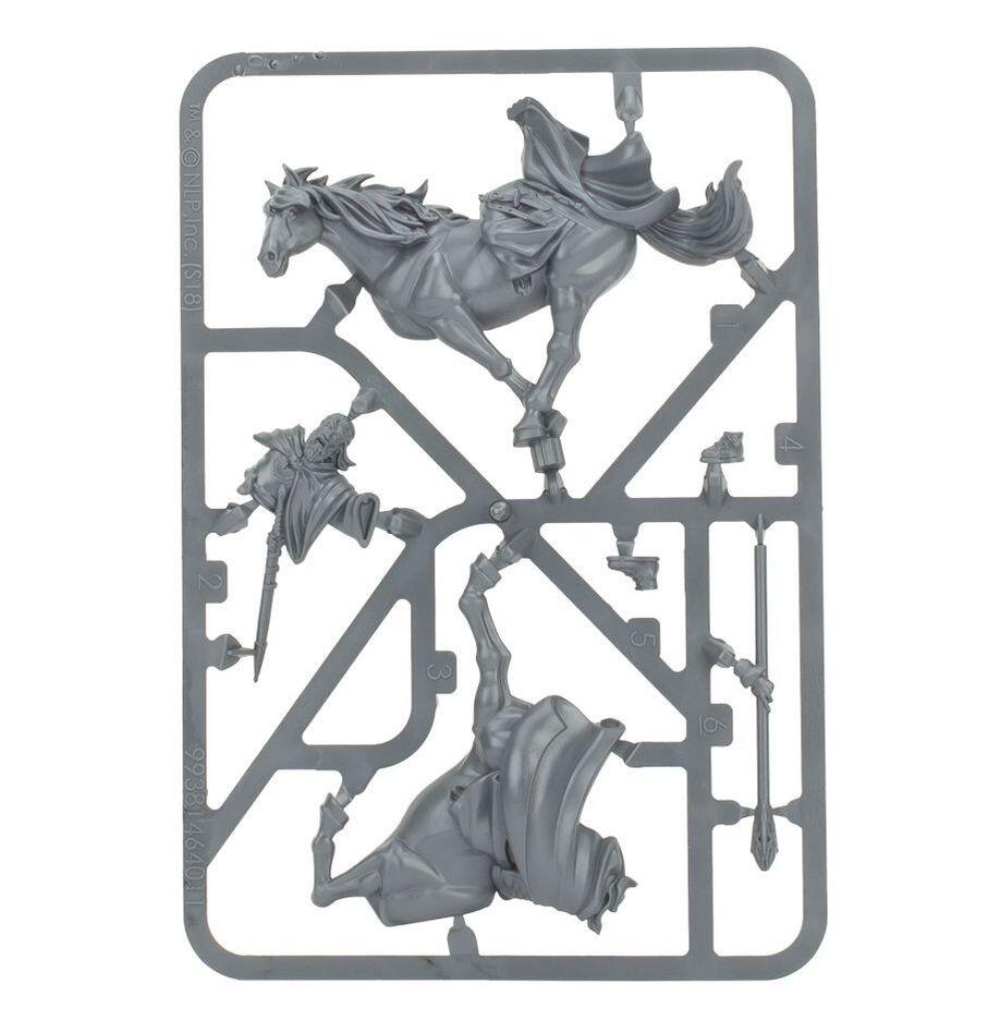 Gandalf and Peregrin Took assembled with bases