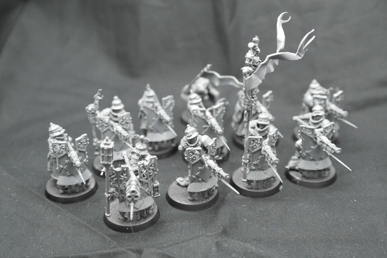 x10 Fusiliers des Guildes Franches conversion Plastique Warhammer AOS