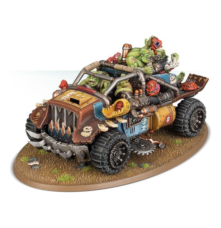 Ork buggy racing – Rukkatrukk Squigbuggy 40k