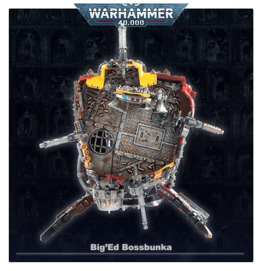 Ork bunker terrain – Big’ed Bossbunka model