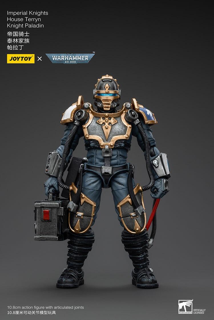 joytoy knight paladin blue and white model