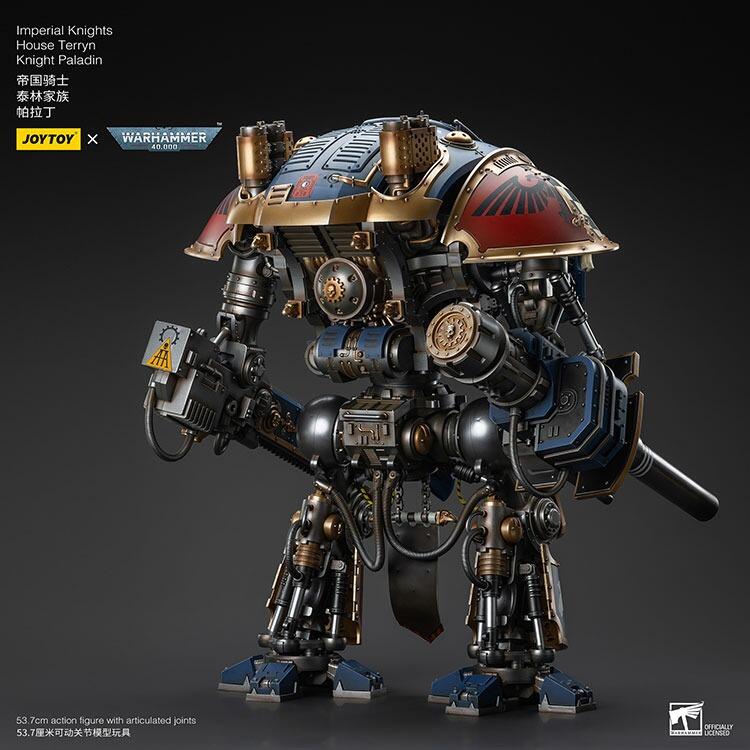 joytoy knight paladin blue and white model