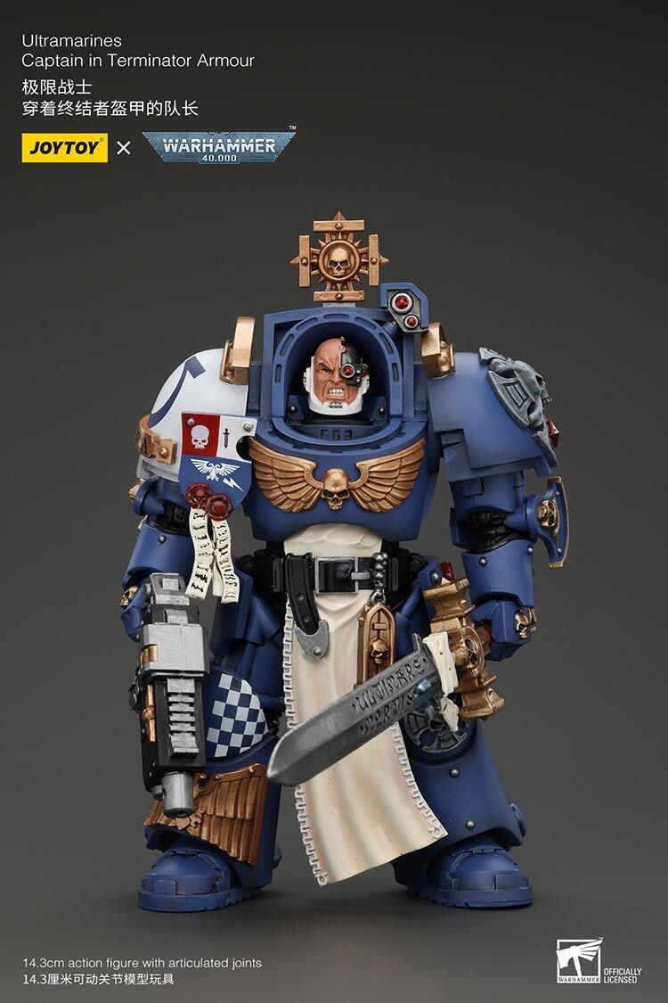 Joy Warhammer 40,000 Ultramarines Primaris Champion Brother Parnaeus 1 Scale Action Figure